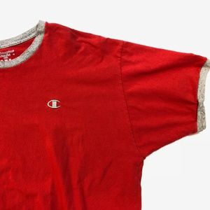 Champion "Authentic" Red Shirt with Grey Trim, XXL
